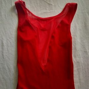 American apparel | red mini dress